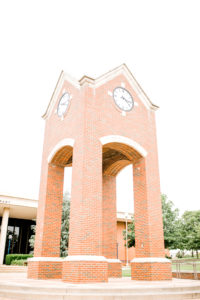 Southwestern Oklahoma State University Clock Tower in Weatherford, OK 